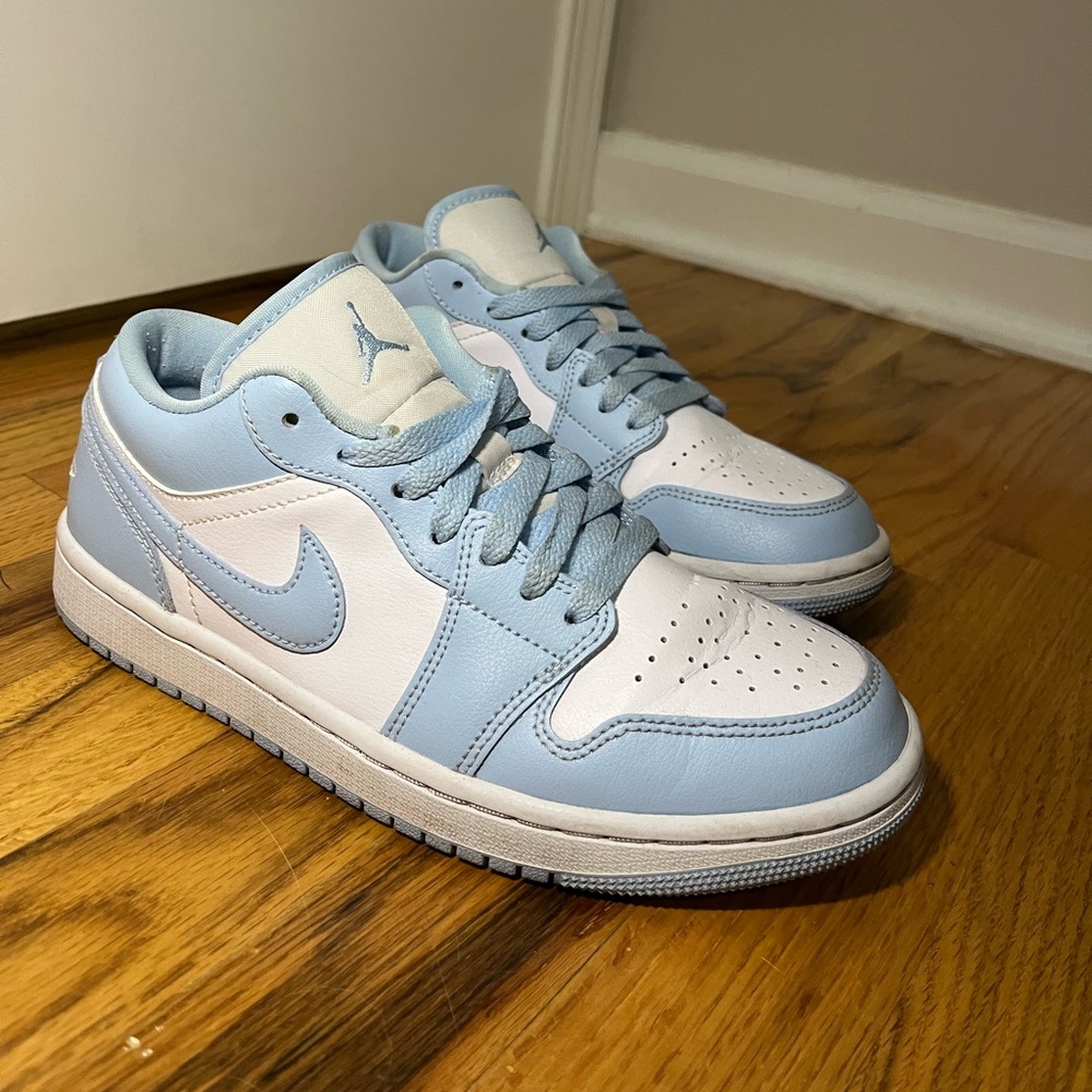 Jordan 1 Low White Ice (Size 7.5)